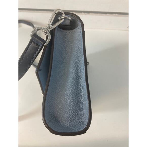 MICHAEL KORS MINI BLUE PEBBLED LEATHER WOMENS CROSBODY BAG - Picture 5 of 14